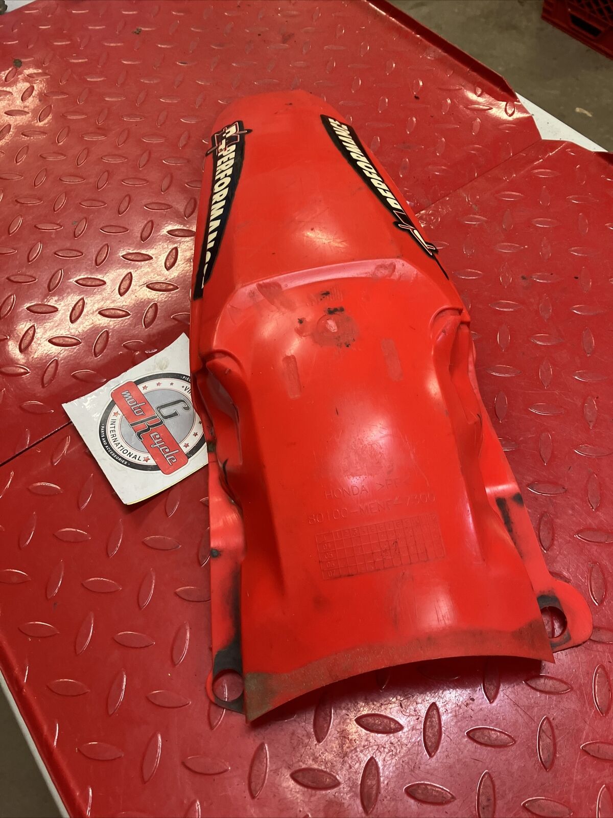 Honda CRF450R 2005 rear fender OEM