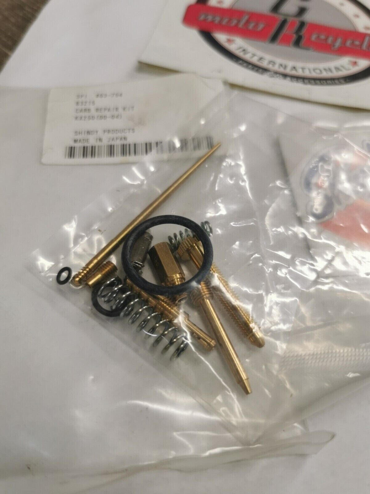 NOS SHINDY KX250 2000 - 2004 CARBURATOR REPAIR KIT 03-754 J20