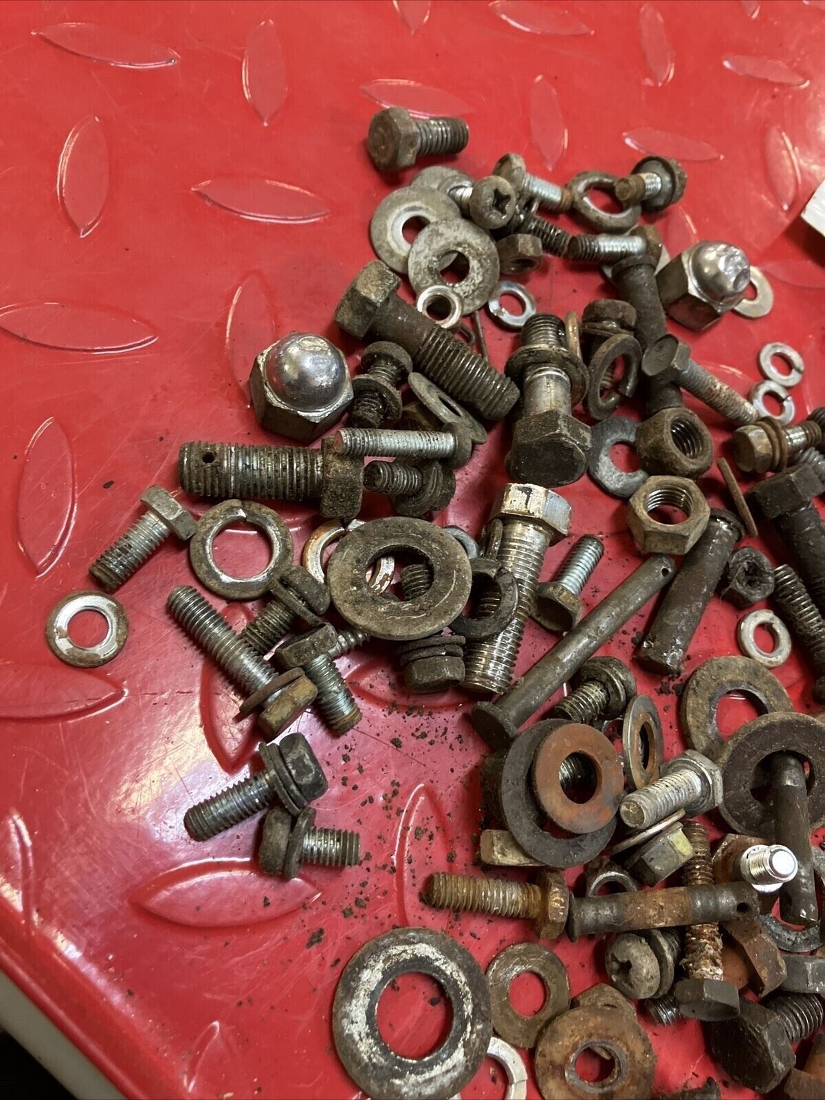 Kawasaki G5 1972 frame misc hardware bolt nut collar spacer