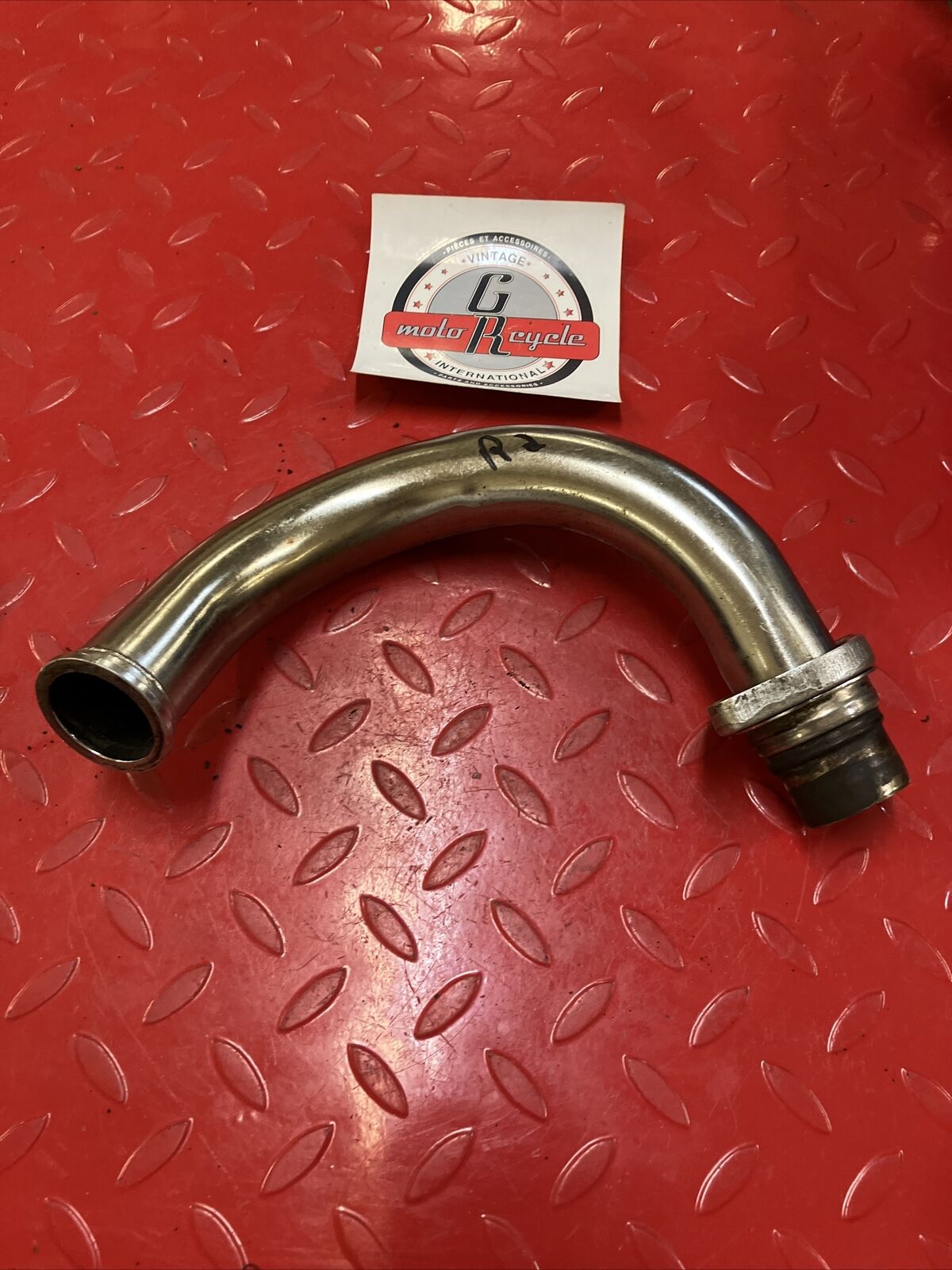 Yamaha RD400 1977 right exhaust pipe header 1976 1978 2