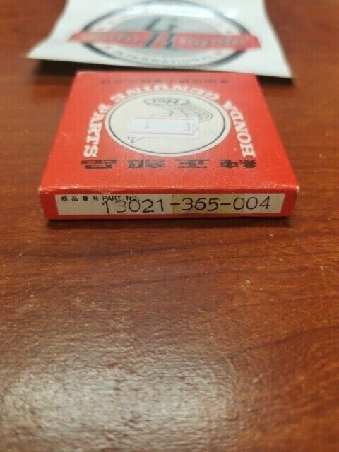NOS Honda XL125 K0 K1 PISTON RING SET 0.25 13021-365-004 H78