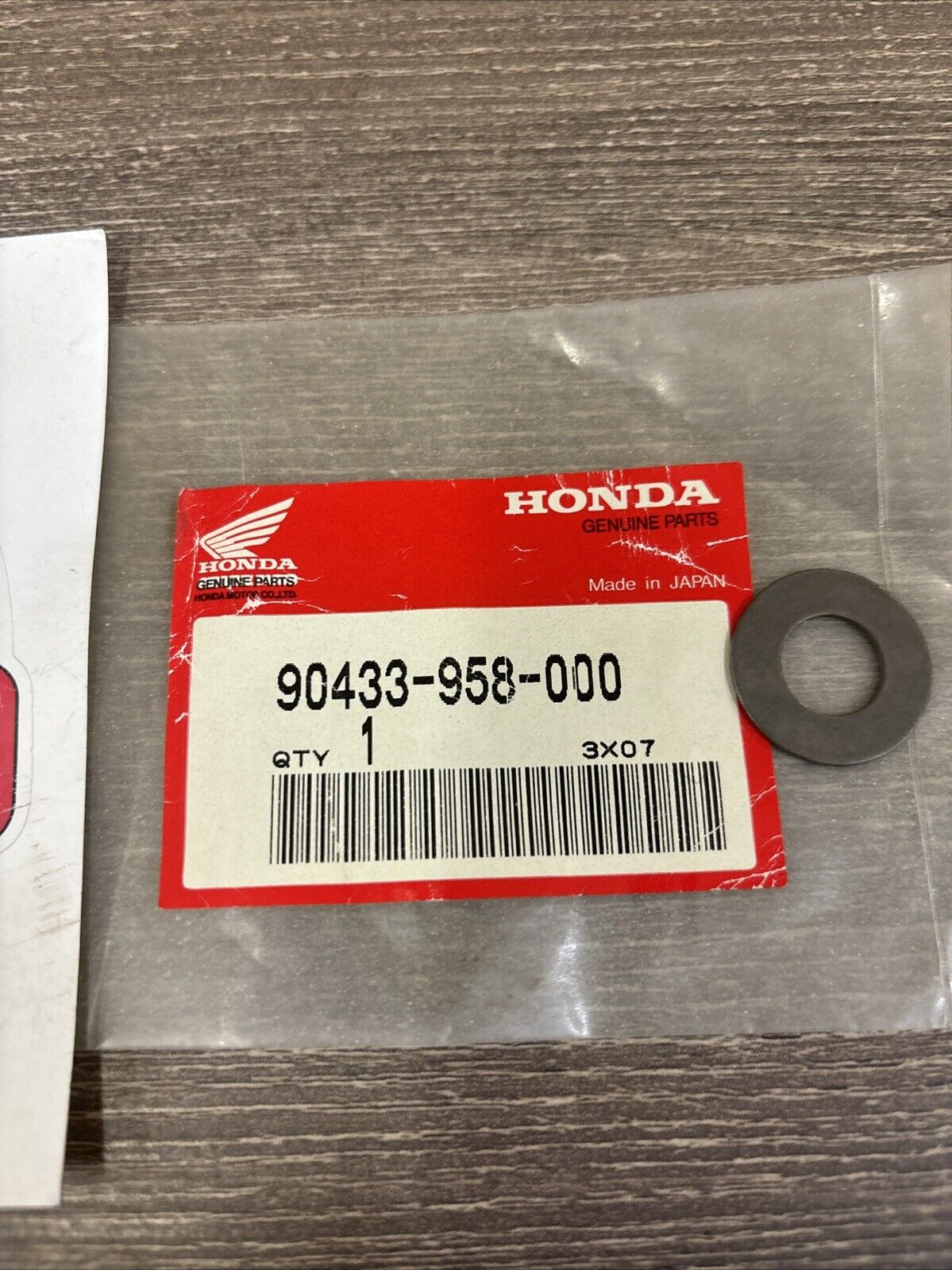 NOS Honda ATC185S ATC200 E M S CT200 THRUST WASHER 12MM 90433-958-000 H132