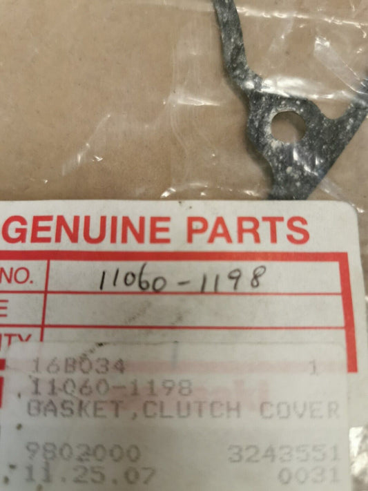 NEW KAWASAKI G3SS KD100 KE100 KM100 G4TR CLUTCH COVER GASKET  11060-1198 K31