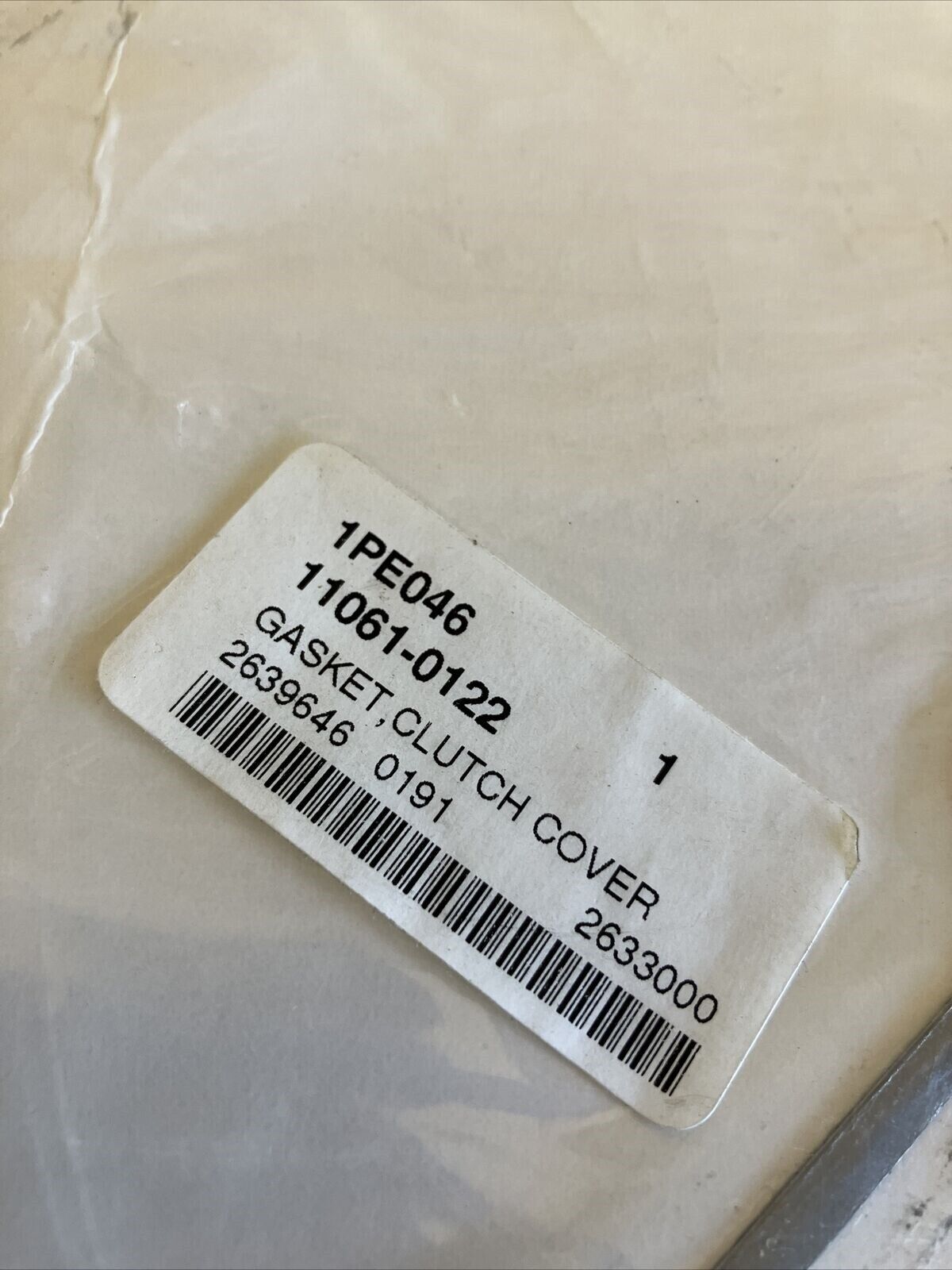 NEW NOS Kawasaki KX85 KX100 CLUTCH COVER GASKET 11061-0122 SUB 11009-1971 K10