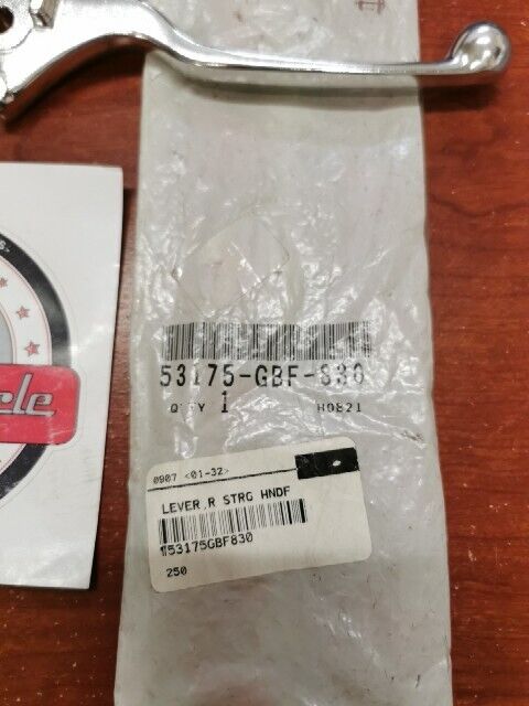 NOS Honda 1996 1997 CR80R CR80RB RIGHT HANDLEBAR LEVER 53175-GBF-830 H151