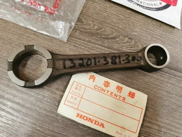 NOS HONDA CR250M MR250 1975 1976 ROD CONNECTING 13201-381-300 H77