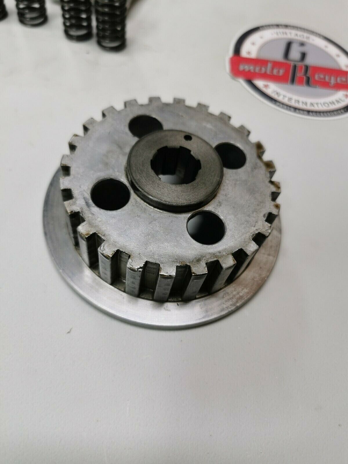 Honda XL100 1977 complete clutch outer center hub basket plate 22100-324-000