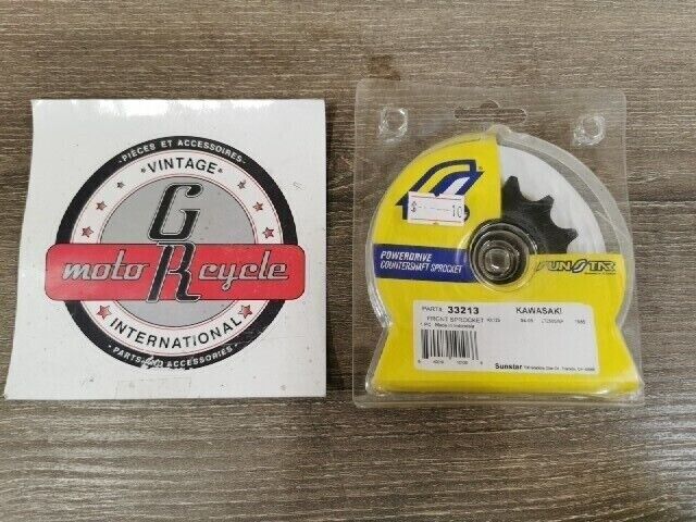 NOS SUNSTAR KAWASAKI LT250E Front Countershaft Sprocket 13T 33213 J57