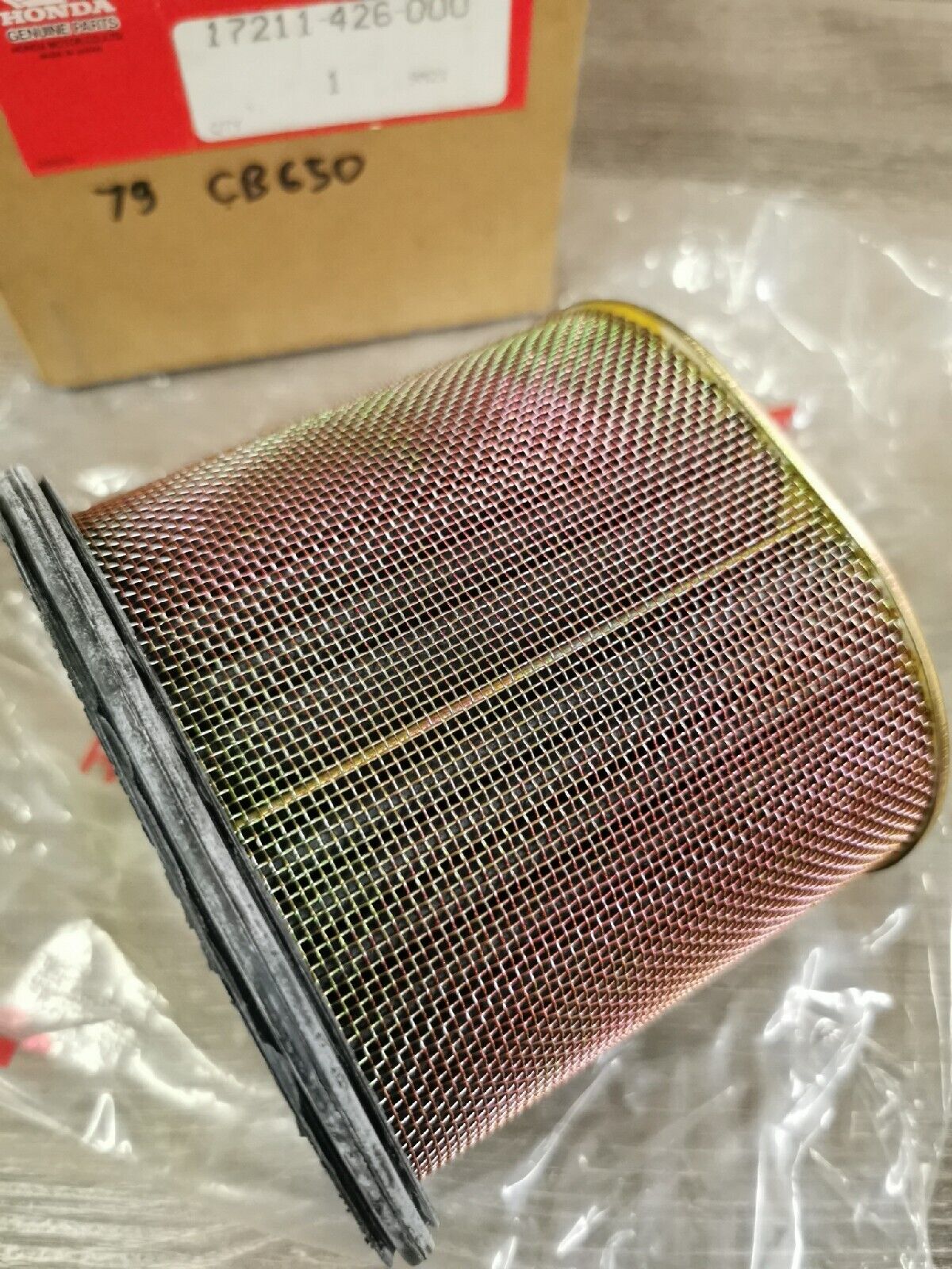 NOS HONDA CB650 1979  ELEMENT  AIR FILTER 17211-426-000 H42