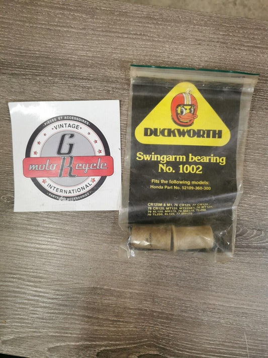 NOS DUCKWORTH CR125 MT125 TL250  SWINGARM BEARING 1002  52109-360-300 J19