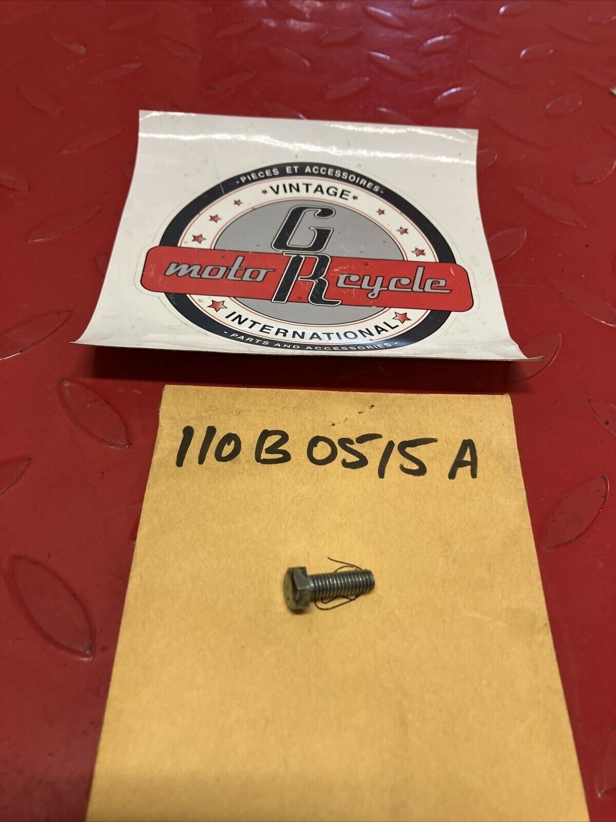 NOS KAWASAKI BOLT HEX HEAD 5X15 110B0515A K20