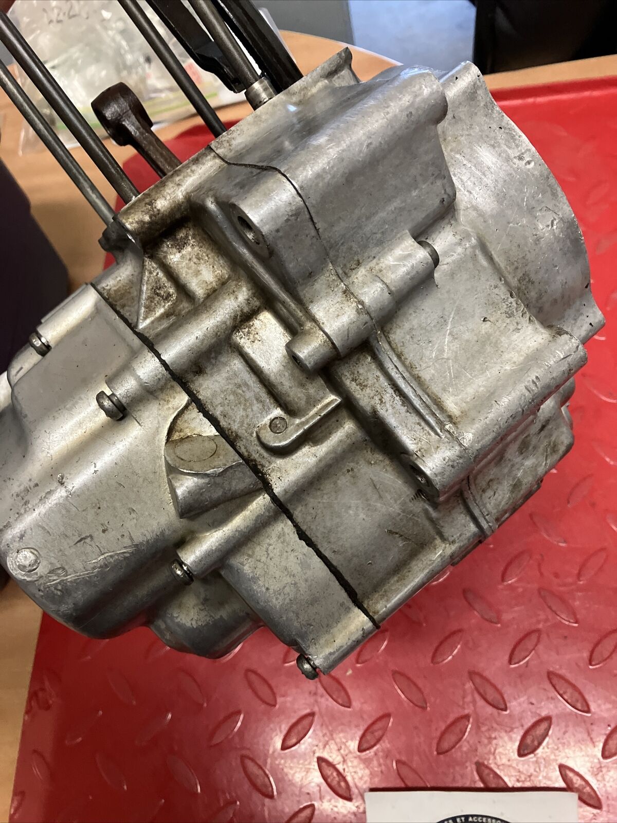Honda TL125 K1 1974 engine motor bottom end crankcase transmission crankshaft