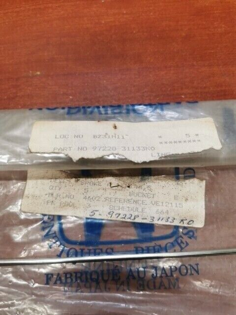 NOS Honda XL80S XR80 FRONT WHEEL SPOKE A SOLD EACH 97228-31133-K0 H73