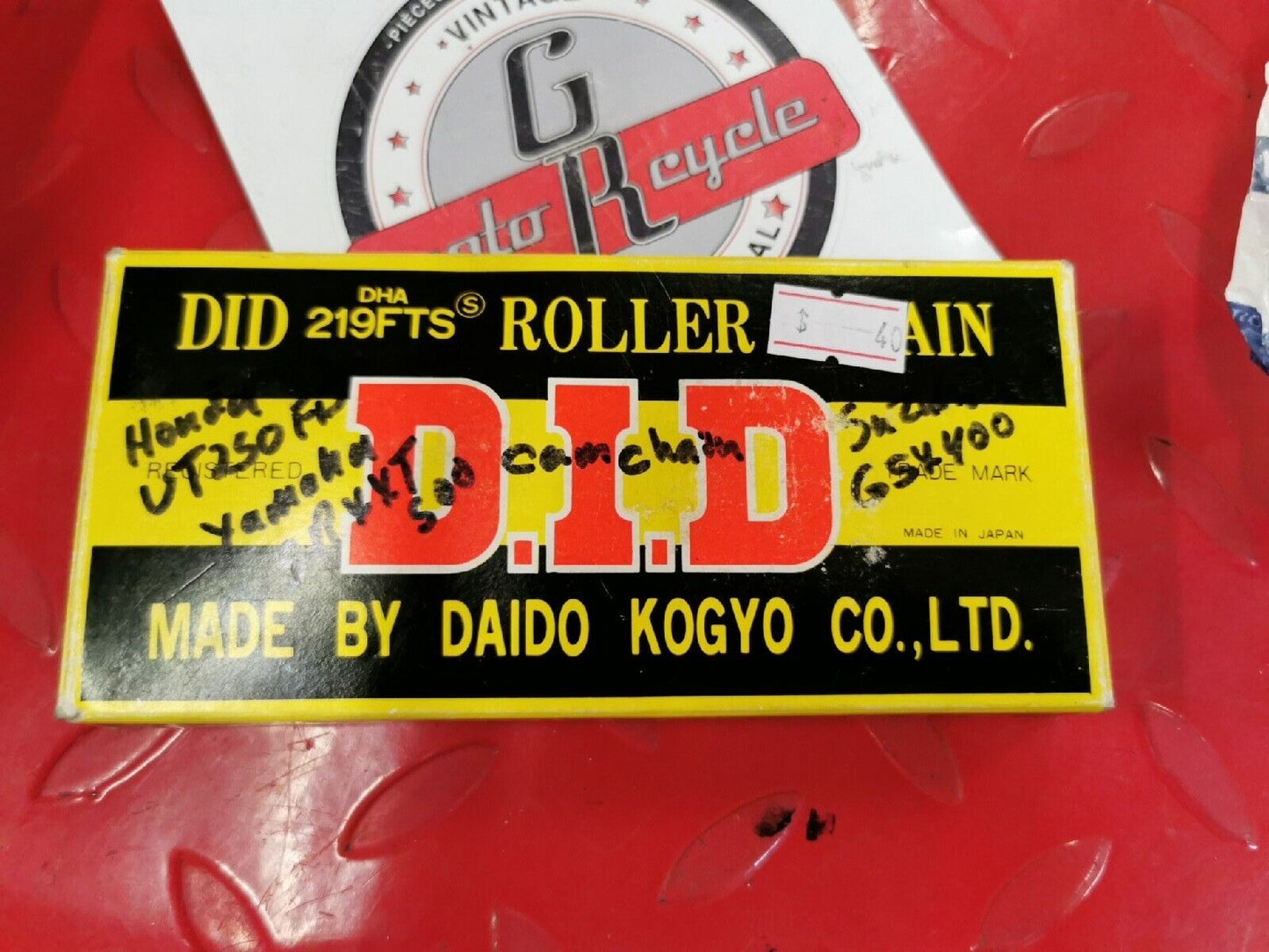 NOS DID HONDA VT250 YAMAHA SR500 TX650  1975 - 2003 CAM CHAINE   219FTS-106L J10