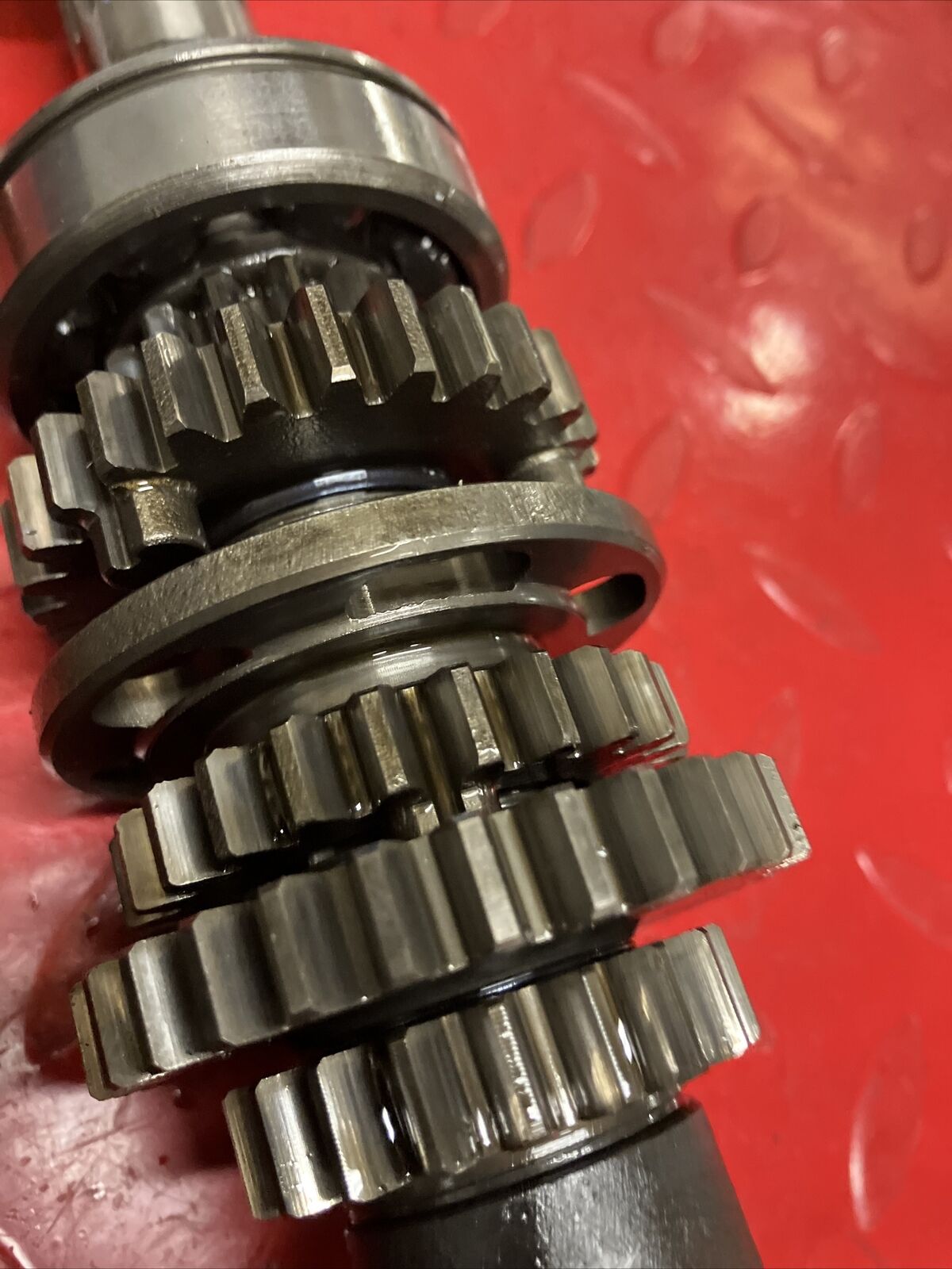 Honda XL250R 1982 transmission mainshaft countershaft shaft gear 1983
