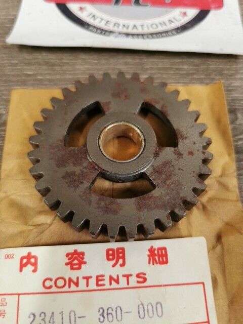 NOS HONDA CM125 1974 1975 GEAR COUNTERSHAFT LOW 32T 23410-360-000 H92