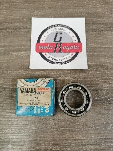 NOS YAMAHA ET340B ET300C SR540D VK540 EC340M BEARING B6206 93306-20617-00 Y152