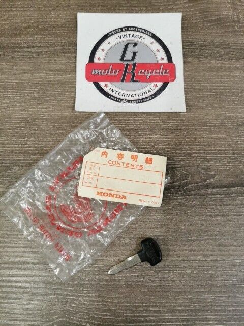 NOS HONDA CH125 CH250 KEY BLANK TYPE A 35121-391-812 SUB BY 35121-KAB-812  H74