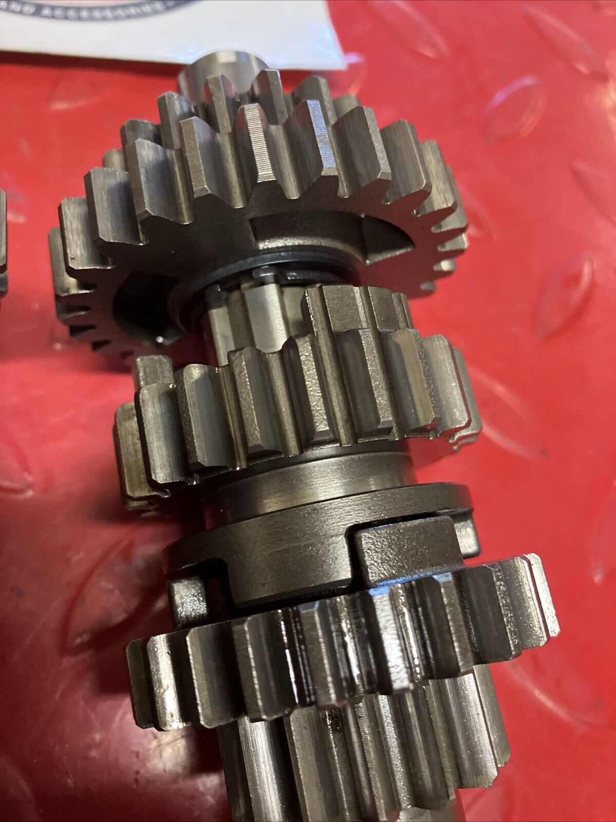 Honda MT125 1975 Transmission mainshaft countershaft gear drum forks 1974 1976