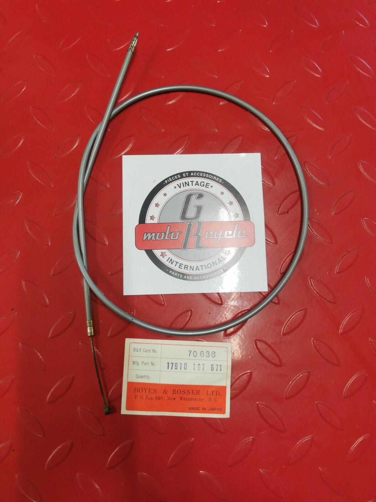 NOS Honda CL125 CL100 CB100 CB125 CABLE, THROTTLE  17910-107-671 H1