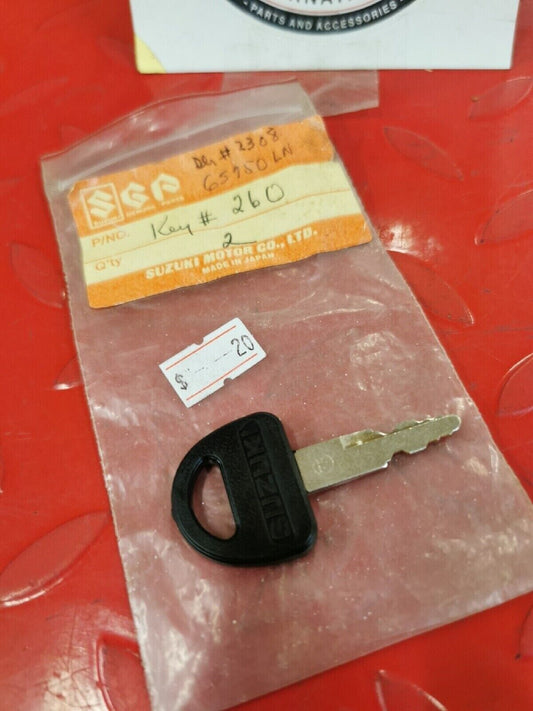 NOS SUZUKI  GS750L  1979   PRECUT  KEY  260  S12
