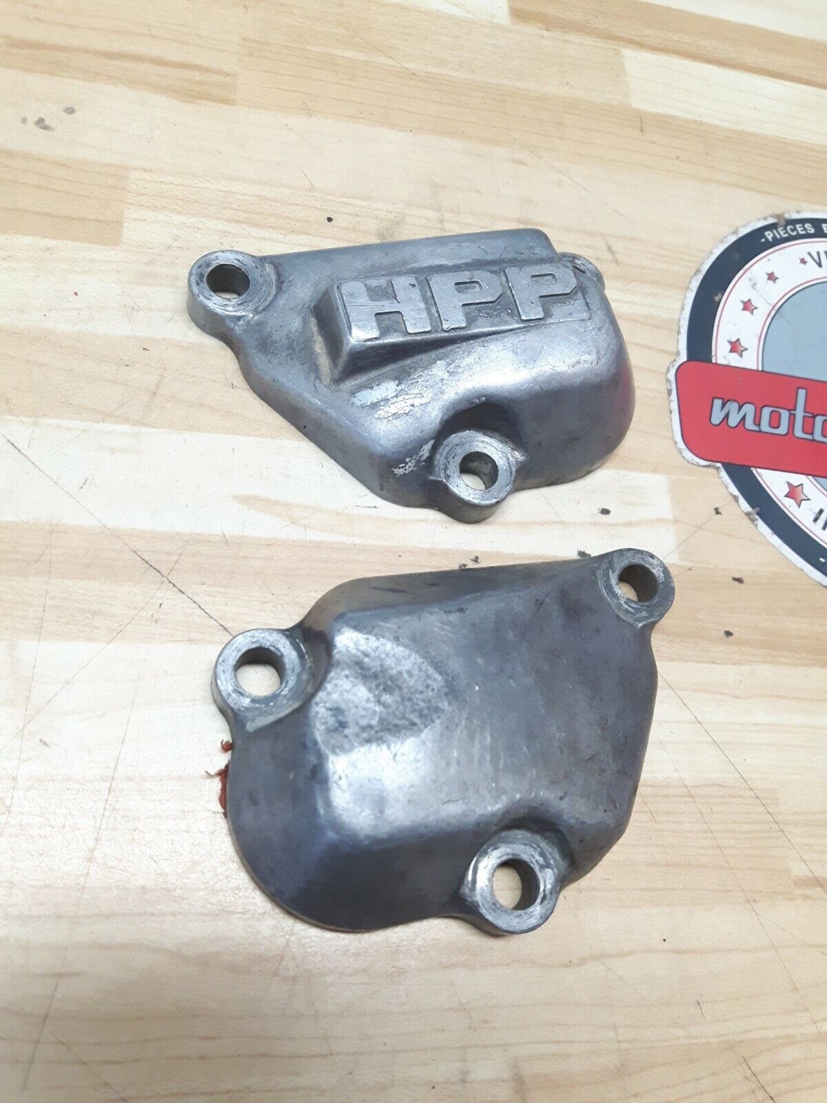 CR250R 1991 cylinder exhaust valve left right cover 1988 - 1991 12106-KS7-830