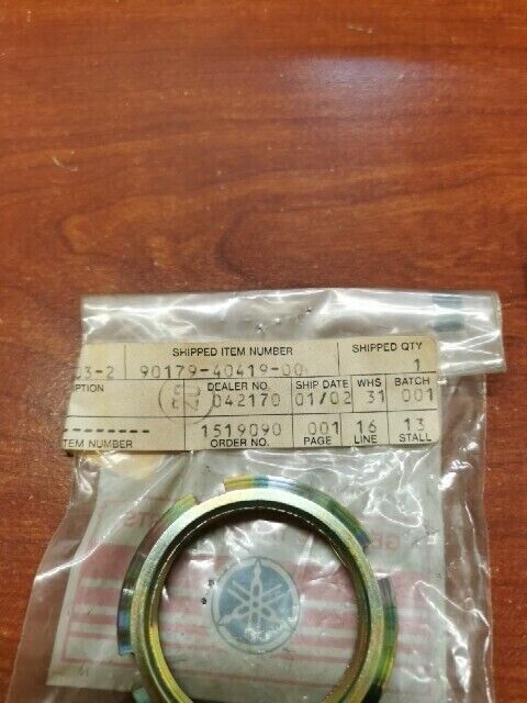 NOS Yamaha YFM200 YFM225 YFM350 YTM200 YTM225 NUT 90179-40419-00 Y116