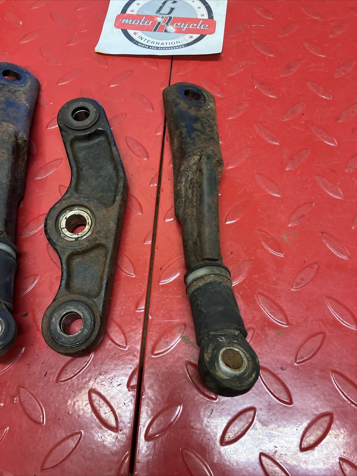 Kawasaki KX125 1980 Rear shock absorber linkage suspension arm unitrak rod