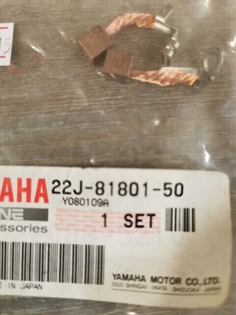 NOS YAMAHA YFM100A YFM80E YFM80G 1991 - 1995 BRUSH SET 22J-81801-50-00 Y104