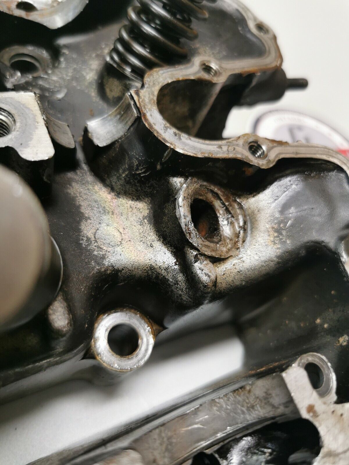 Honda XR200R 1984 cylinder head 1985