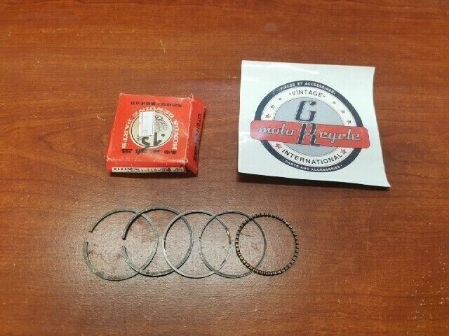 NOS Honda C70 XR75 PISTON RING SET 0.75 13041-116-004 SUB 13041-098-772 H78