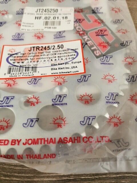 NOS JT NX250 XL250R XL500S XR600R WR250R Steel Rear Sprocket 50T JTR245/2.50 J59