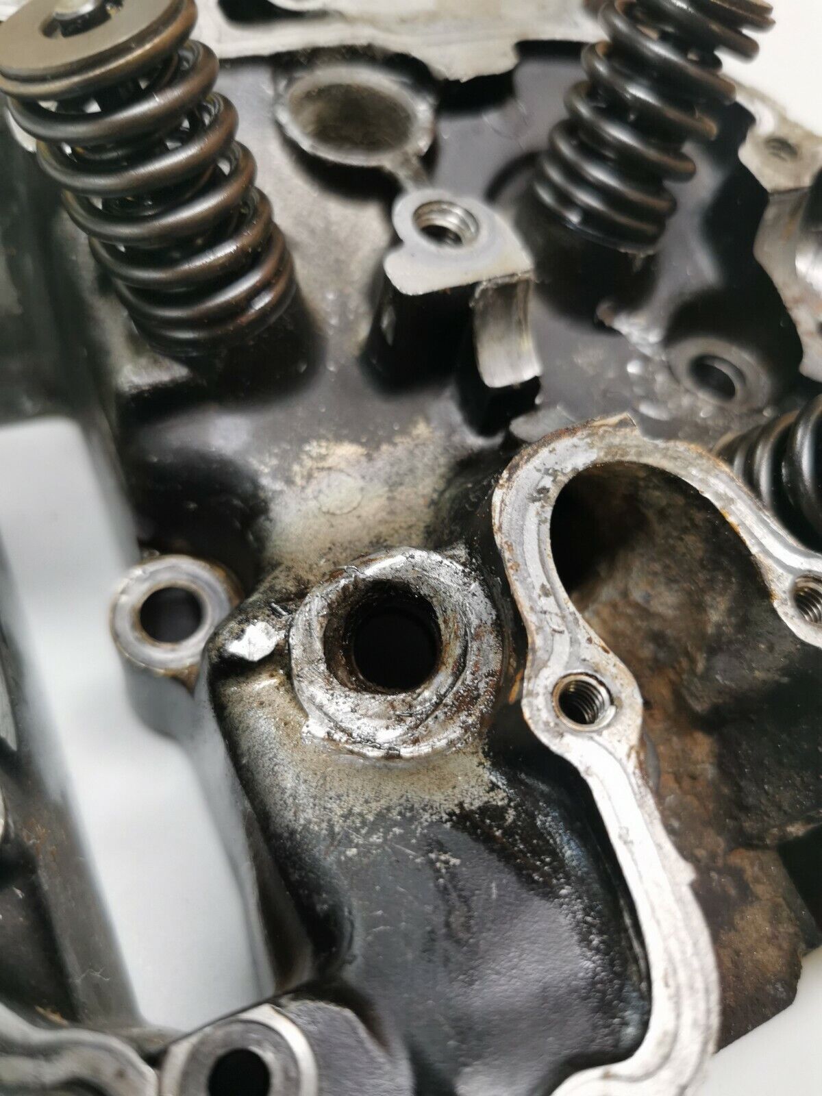 Honda XR200R 1984 cylinder head 1985
