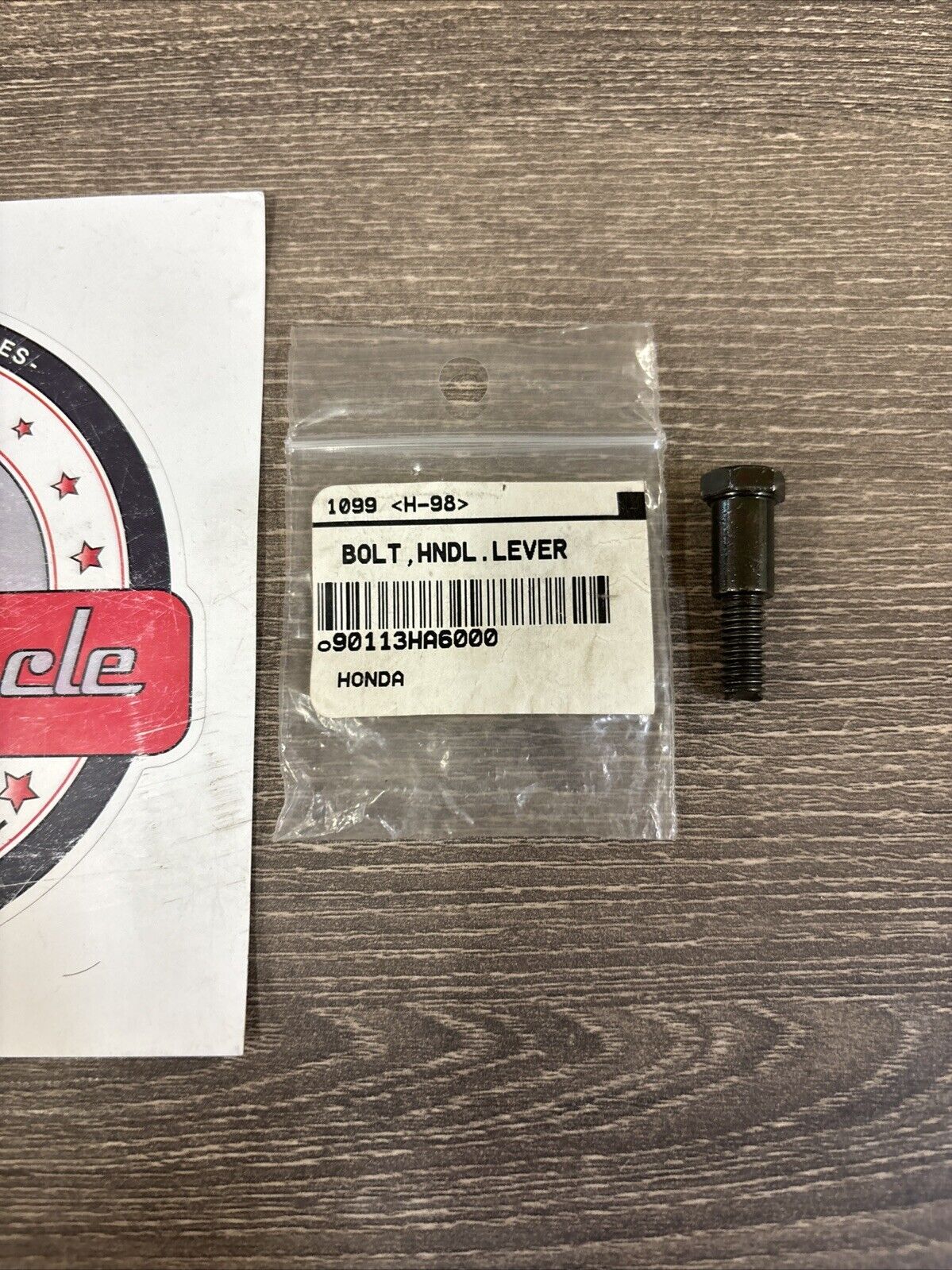 NEW NOS Honda ATC250SX CH250 HANDLE LEVER PIVOT BOLT 90113-HA6-000 H131