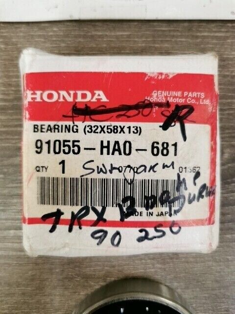 NOS HONDA ATC125M 1987 TRX125 1987 1988 BEARING BALL 32X58X13 91055-HA0-681 H102