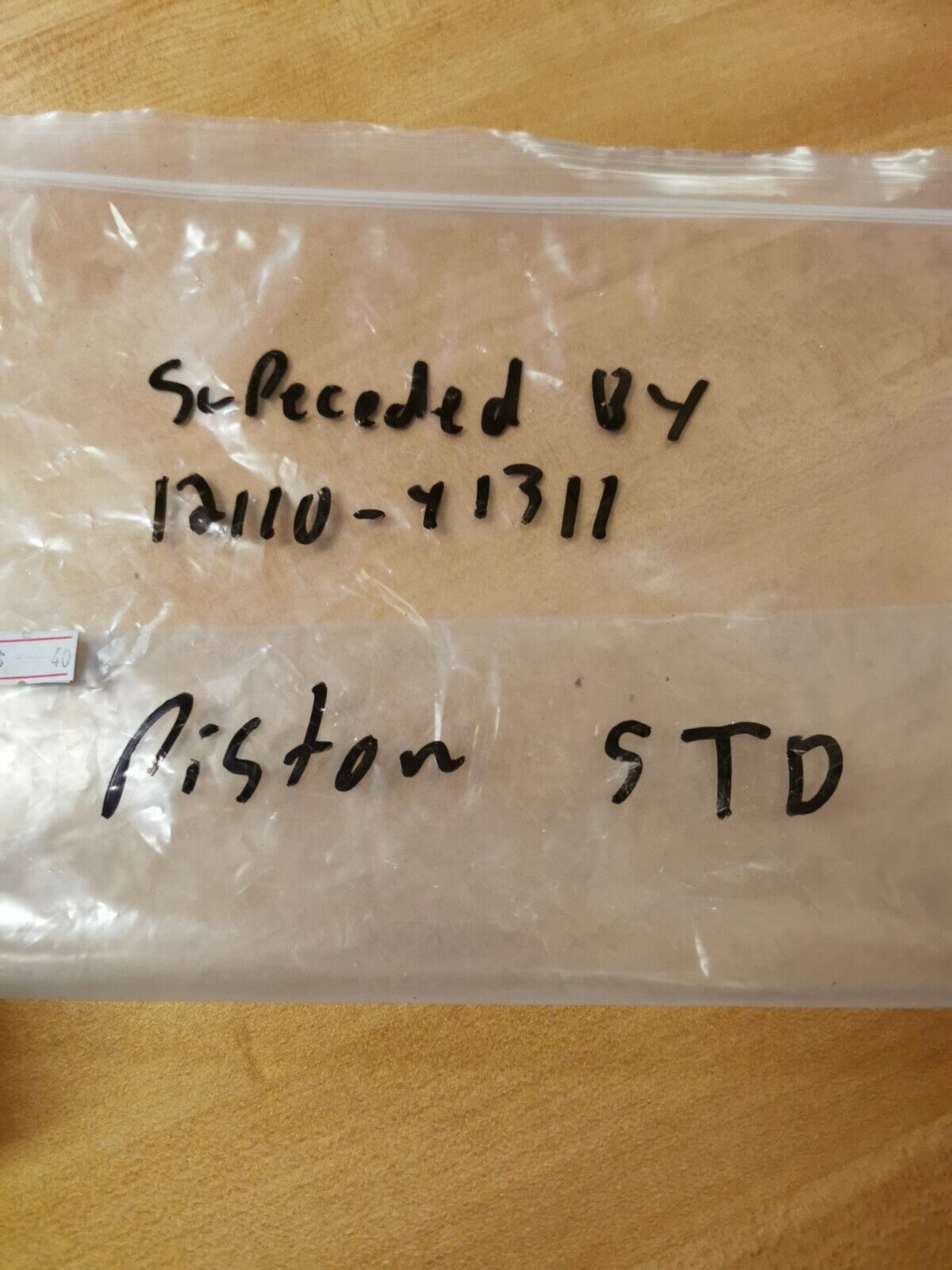 NOS SUZUKI RM125 1977 PISTON STD 12110-41640 SUPERCEDED BY 12110-41311 S7