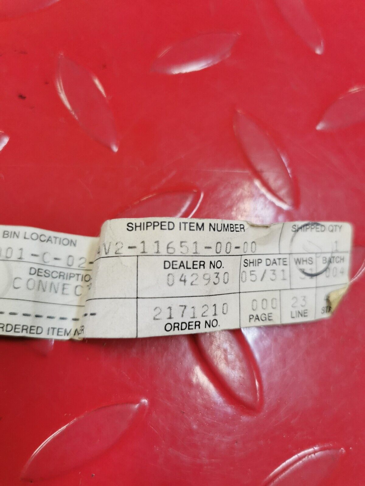 NOS Yamaha YZ100 YZ125 1981 - 1983 ROD CONNECTING 4V2-11651-00-00 Y19