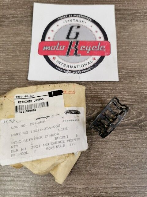 NOS HONDA XL350 1974 - 1978 Retainer Con rod 13211-356-008 H110