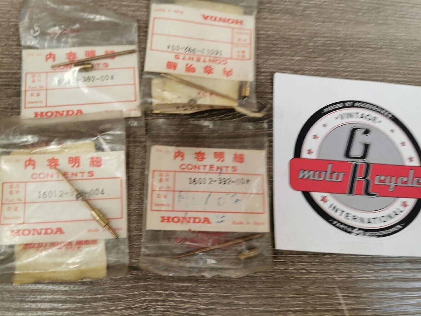 NOS HONDA CB750 1976 NEEDLE SET JET  KIT QTY 4 16012-392-004 H44
