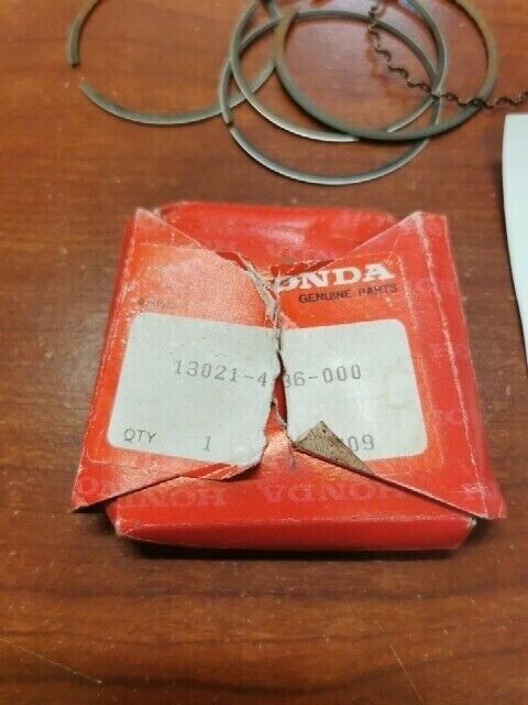 NOS Honda XL100S XR100 R PISTON RING SET (OS 0.25) 13021-436-000 H78