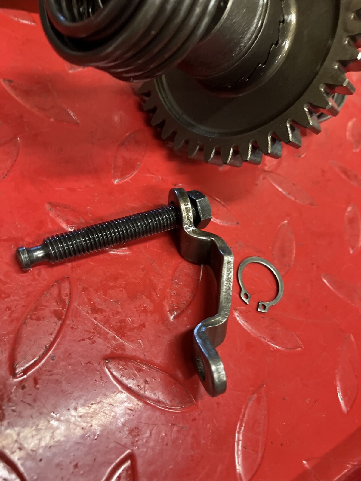 Honda XL250R 1982 Kickstarter kick starter shaft gear spindle stopper 1983