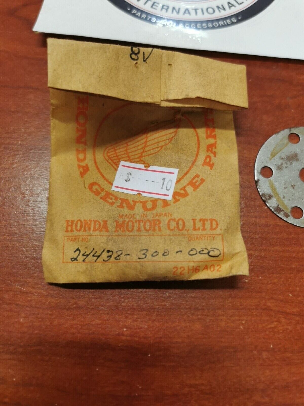 NOS Honda 1976 CB750K PLATE, SPACER 24438-300-000 H34