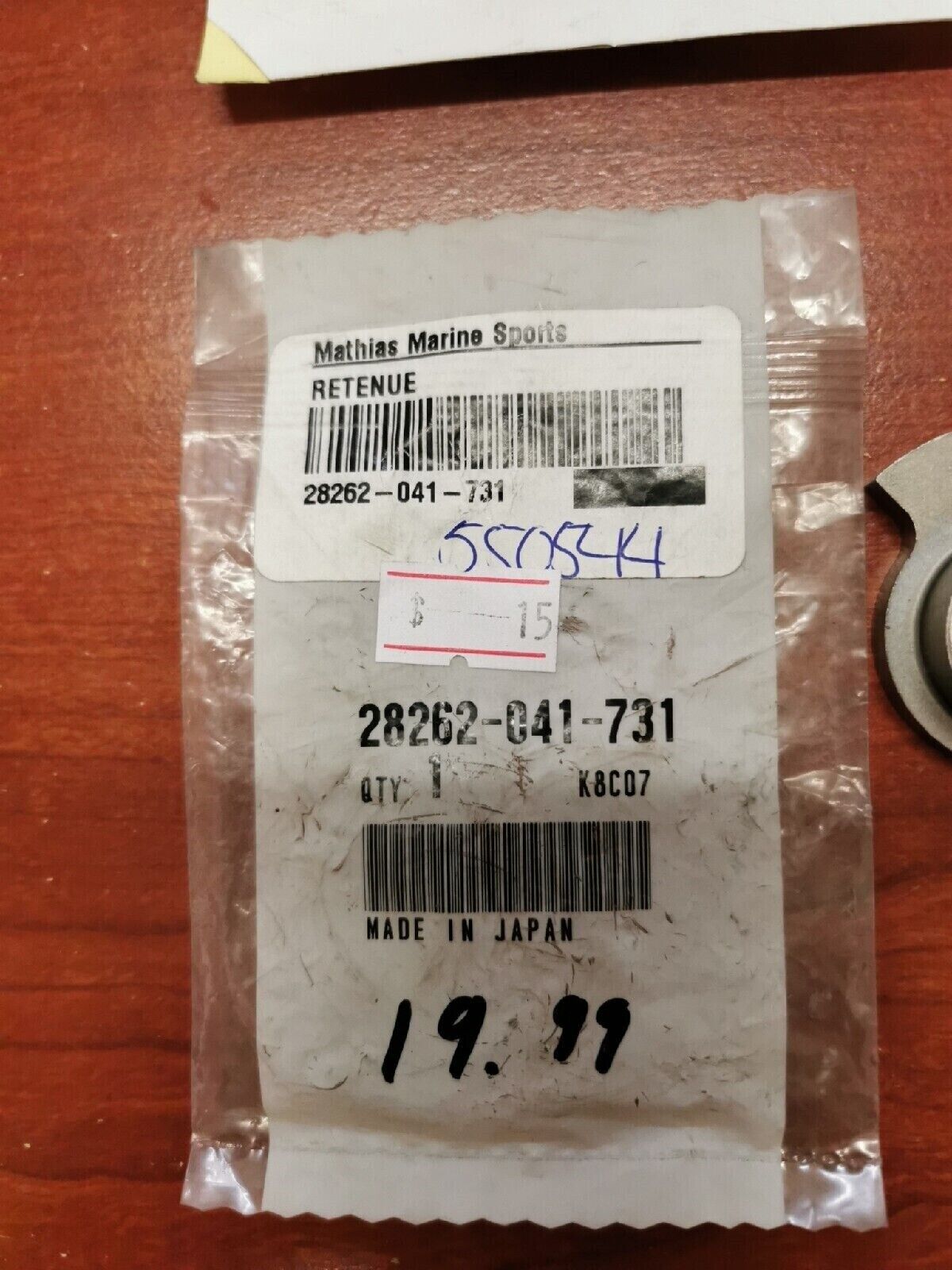 NOS Honda S65 Z50 XL70 CL70 SL70 C70 CT70 RETAINER KICK SPRING 28262-041-731 H33