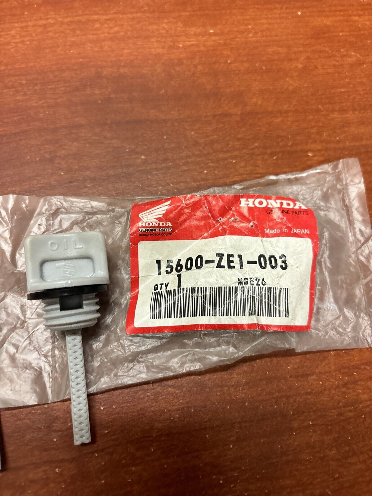 NOS Honda GX120 GX140 GX160 OIL FILLER CAP 15600-ZE1-003 SUB 15600-Z0T-810 H184