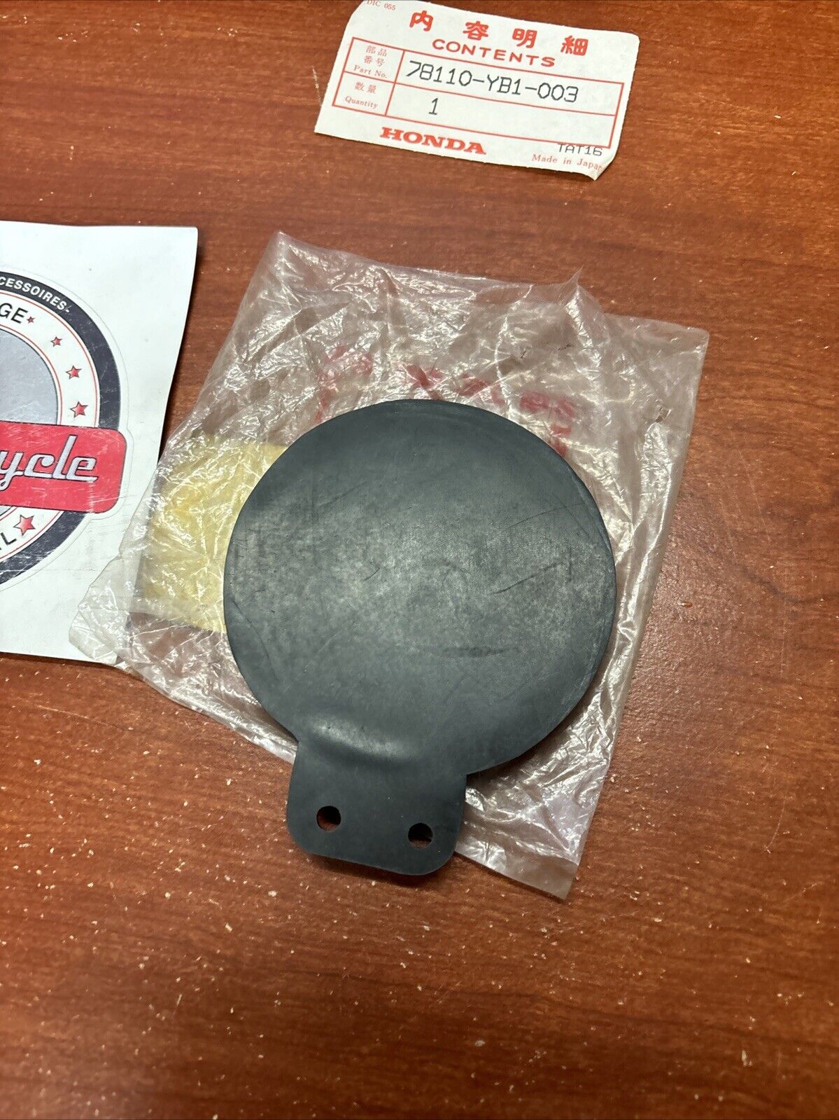 NOS Honda WT20 WT30 CHECK VALVE 78110-YB1-003 H162