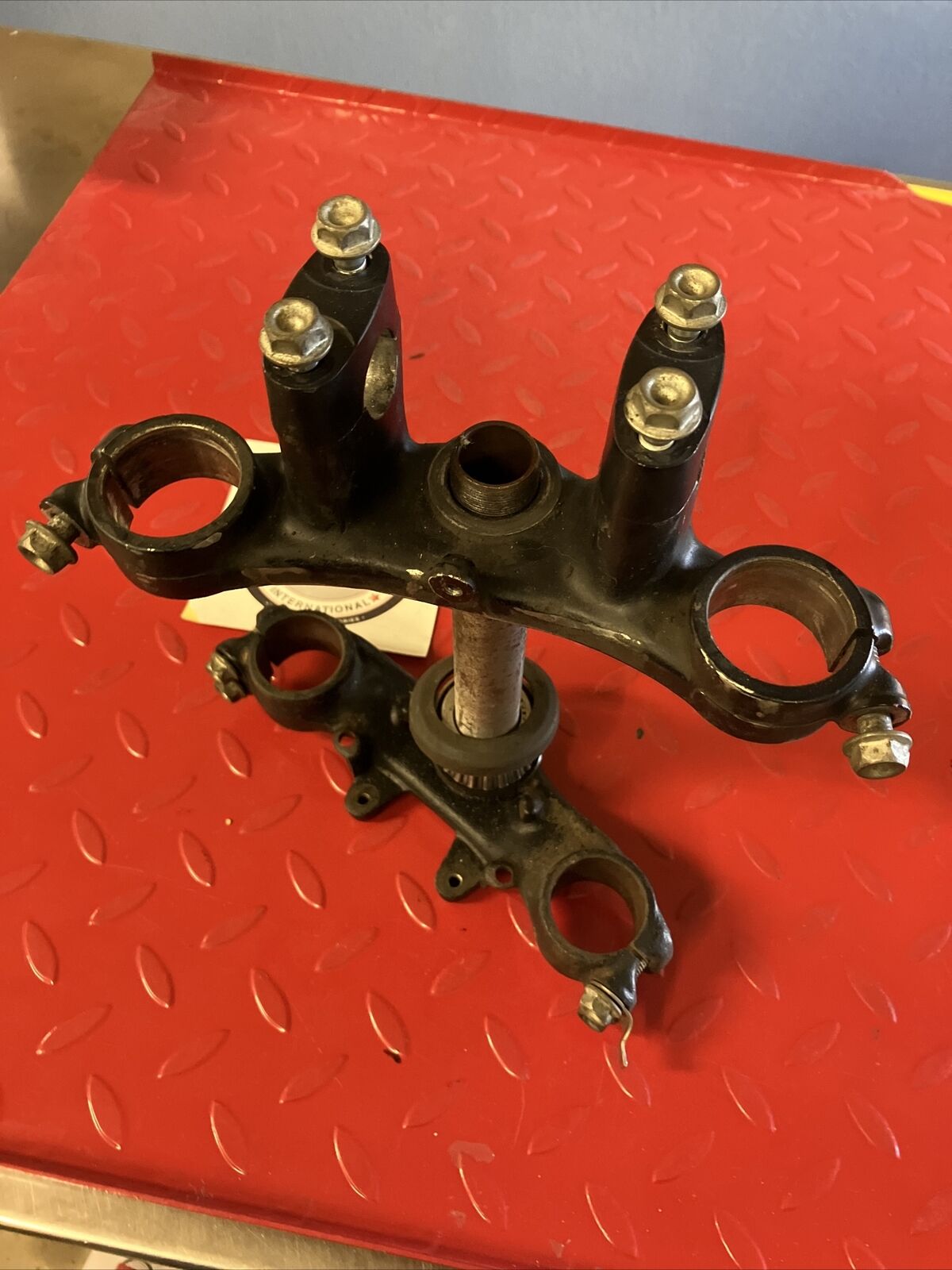 Honda CR80R 1993 steering stem triple clamp tree 1987 - 1995 53230-GS2-000