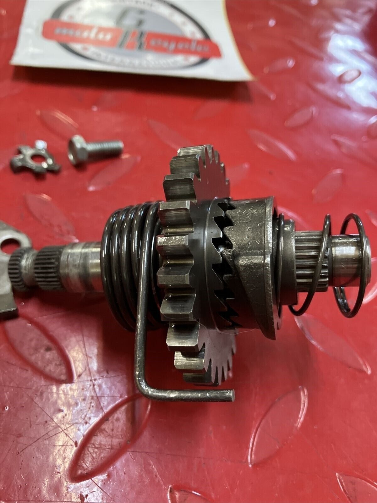 Honda CR80R 1990 kickstarter kick starter spindle shaft gear 28211-GC4-600