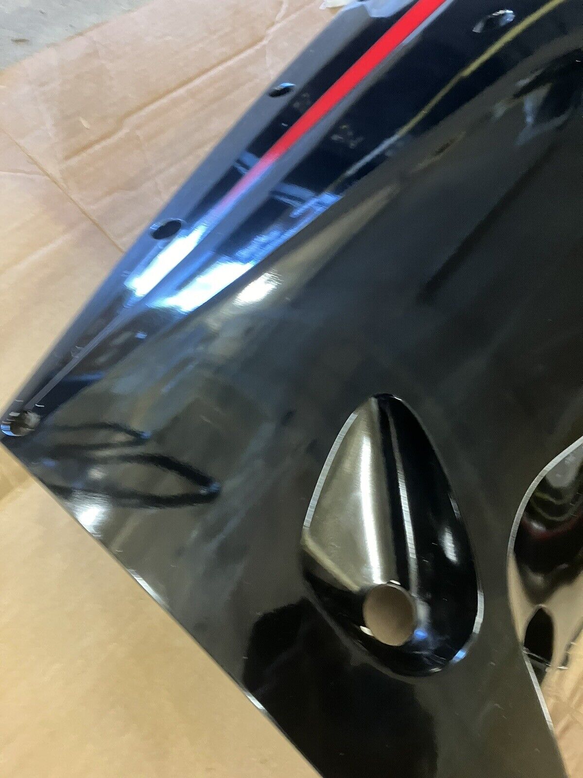 Mercury Engine motor Lower cowl set black and red 100-8m0142219