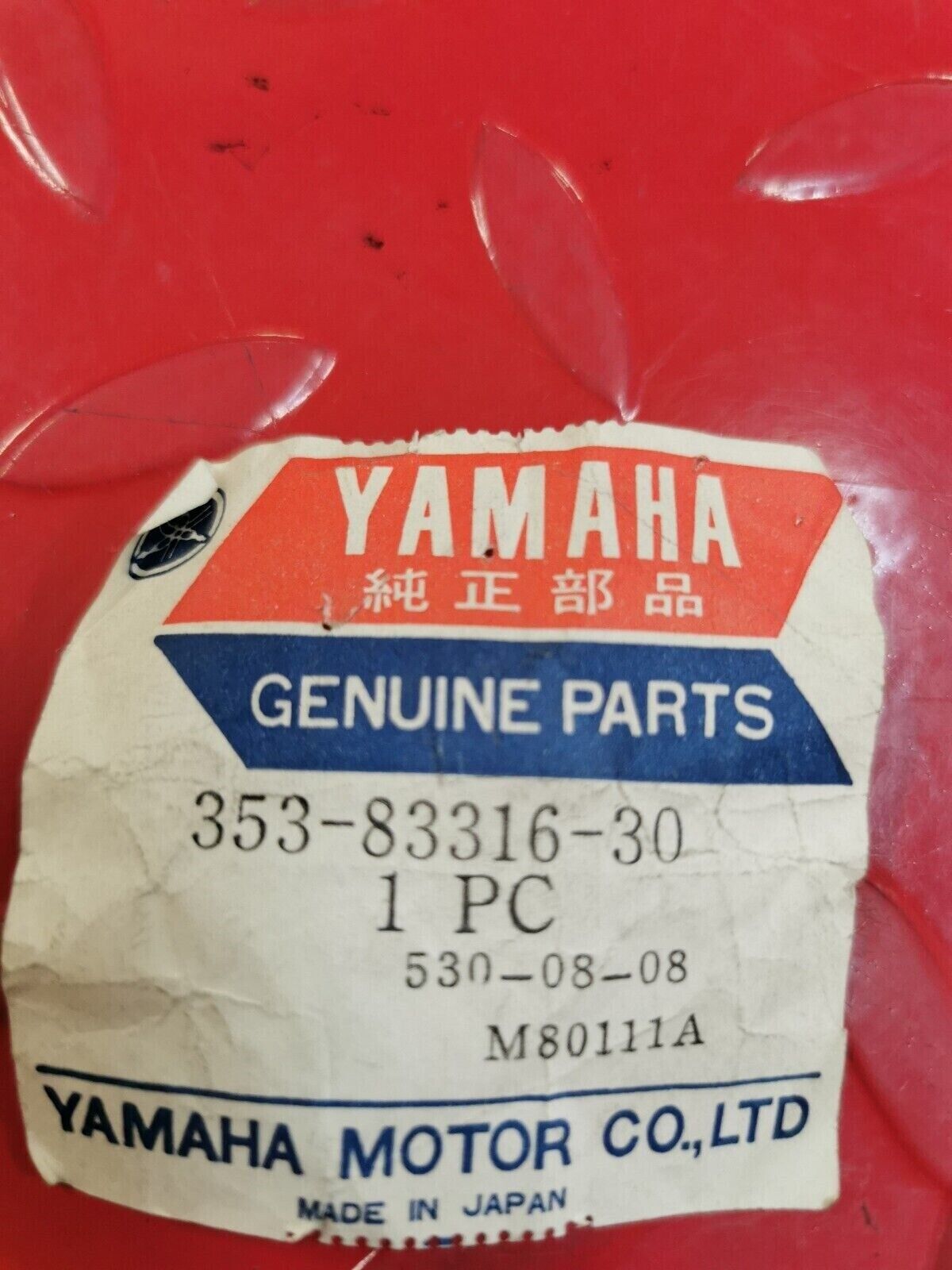 NOS Yamaha RD50 FS50 FS1DX COLLAR FLASHER 1 353-83316-30-00 Y25
