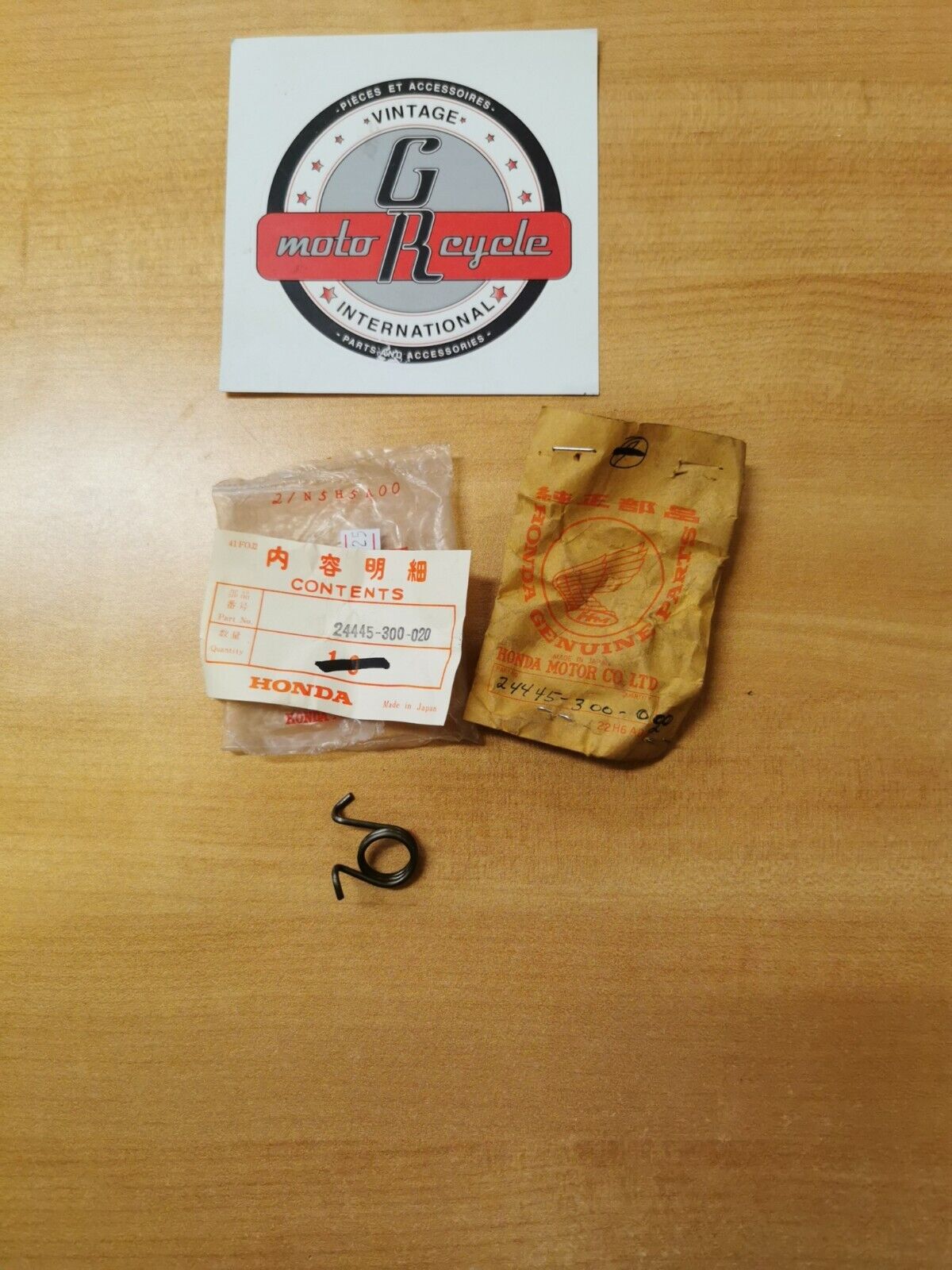 NOS HONDA CB750 SPRING NEUTRAL STOPPER 24445-300-020 H20